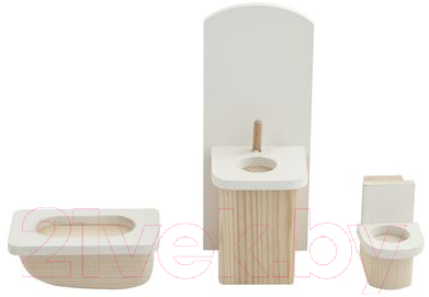 Комплект аксессуаров для кукольного домика Paremo Ванная комната / PDA517-01