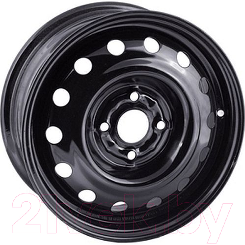 Штампованный диск Eurodisk 53A43C 14x5.5" 4x100мм DIA 60.1мм ET 43мм Black