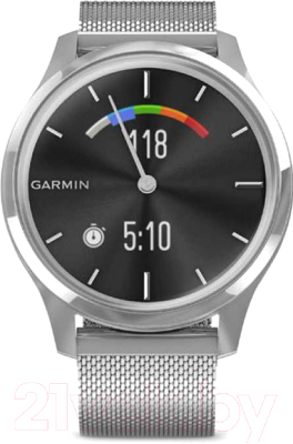 Умные часы Garmin Vivomove Luxe / 010-02241-23 (серебристый)