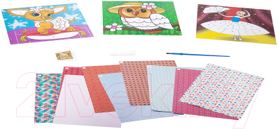 Изображение товара Набор для творчества Bondibon Коллажи по номерам / ВВ1829