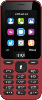 Мобильный телефон Inoi 239 (темно-красный)