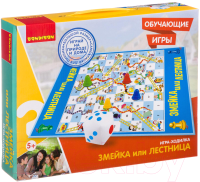 

Настольная игра Bondibon, Змейка или лестница / ВВ2605