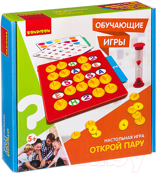 Настольная игра Bondibon Открой пару / ВВ3155