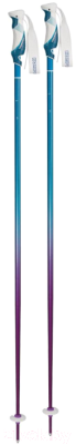 Горнолыжные палки Komperdell Alpine Universal Rebelution / 1329202-04 (р.125, синий/фиолетовый)