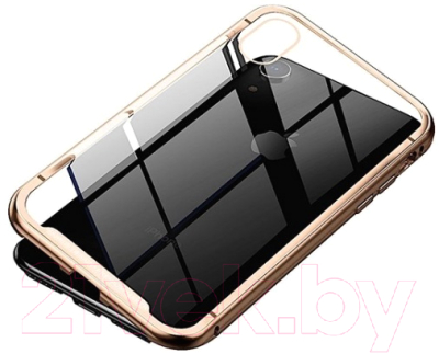 Чехол-накладка Baseus Magnetite для iPhone XR (золото)