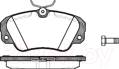 

Тормозные колодки Remsa, 038200