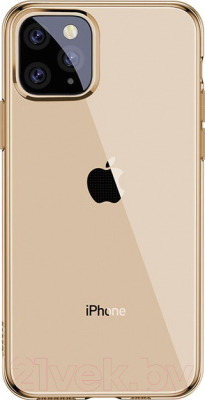 Чехол-накладка Baseus Simplicity для iPhone 11 Pro Max (золото)