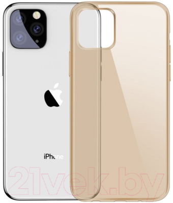 Чехол-накладка Baseus Simplicity для iPhone 11 Pro (золото)