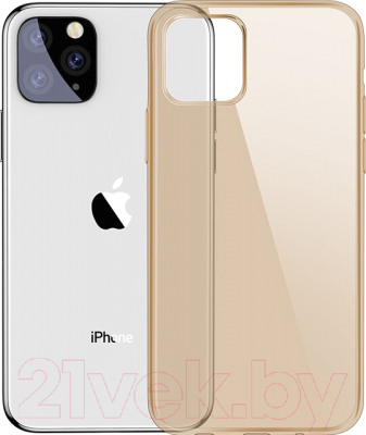 Чехол-накладка Baseus Simplicity для iPhone 11 (золото)