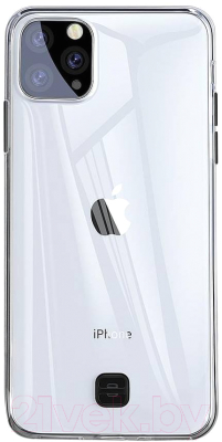 Чехол-накладка Baseus Transparent Key для iPhone 11 (черный)