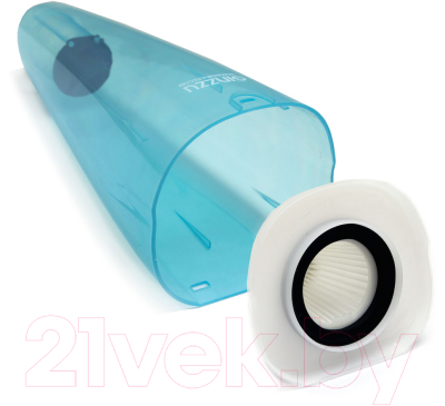 Вертикальный пылесос Ginzzu VS101 (белый/синий)