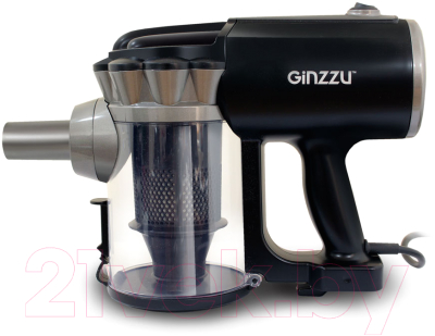 Вертикальный пылесос Ginzzu VS117 (черный/серый)