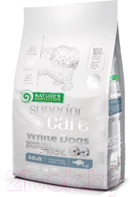Сухой корм для собак Nature's Protection Superior Care White Dog Grain Free White Fish / NPSC45667 (1.5кг)