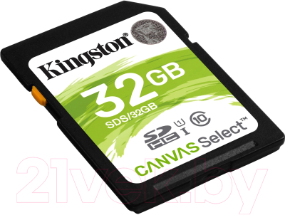 Карта памяти Kingston Canvas Select SDS/32GB