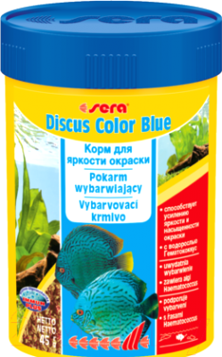 Корм для рыб Sera Discus Color Blue / 324 (100мл)