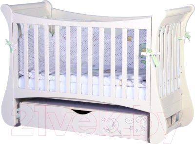 Детская кроватка Верес Соня ЛД20 (белый)