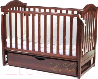 Детская кроватка Верес Соня ЛД3 (орех)