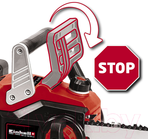 Электропила цепная Einhell GE-LC 36/35 Li-Solo 4501780