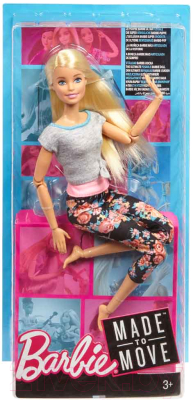 Кукла Barbie Made to move. Йога / FTG80/FTG81