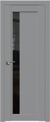 Дверь межкомнатная ProfilDoors Модерн 2.71U 70x200 (манхэттэн/стекло триплекс черный)