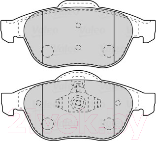 

Тормозные колодки Valeo, 302096