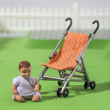 Коляска для куклы Lundby Коляска с пупсом / LB-60500100