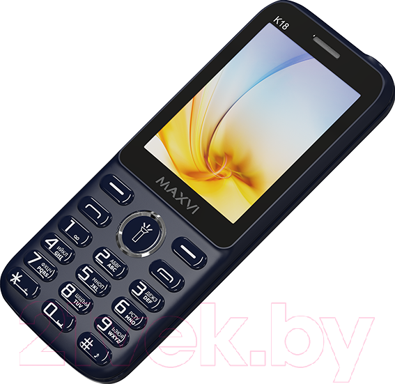Мобильный телефон Maxvi K18 (синий) — фото 5
