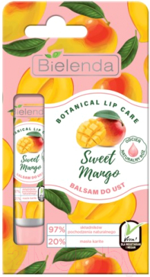 Бальзам для губ Bielenda Botanical Lip Care сладкий манго (10г)
