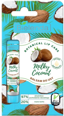 Бальзам для губ Bielenda Botanical Lip Care кокосовое молоко (10г)