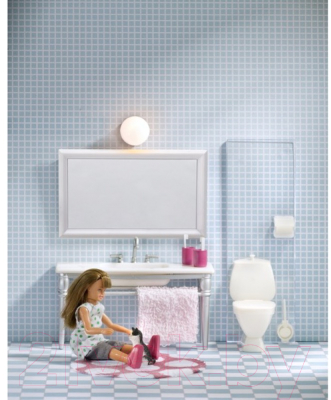 Комплект аксессуаров для кукольного домика Lundby Ванная с 1 раковиной / LB-60208700