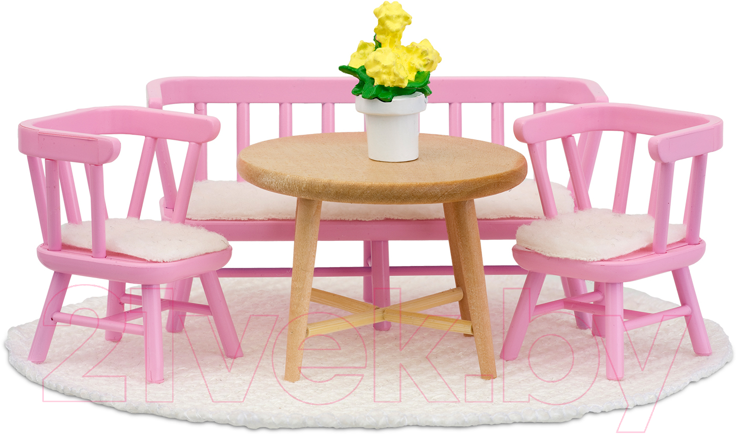 Комплект аксессуаров для кукольного домика Lundby Обеденный уголок / LB-60207900