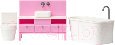 Комплект аксессуаров для кукольного домика Lundby Ванная комната / LB-60305700