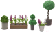 Комплект аксессуаров для кукольного домика Lundby Цветы в горшках / LB-60905500 - 
