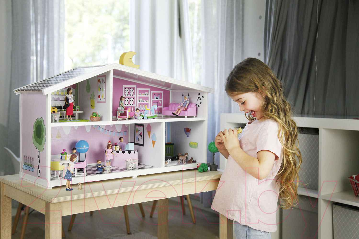 Комплект аксессуаров для кукольного домика Lundby Для шопинга / LB-60501100