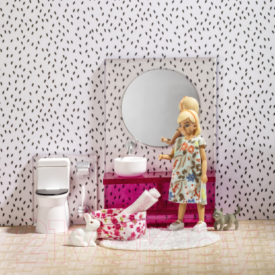 Комплект аксессуаров для кукольного домика Lundby Ванная комната / LB-60306100