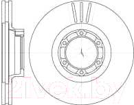 Тормозной диск Stellox 60203905VSX