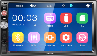 

Бездисковая автомагнитола Swat, CHR-5100