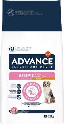 

Сухой корм для собак, VetDiet Atopic No Grain с кроликом