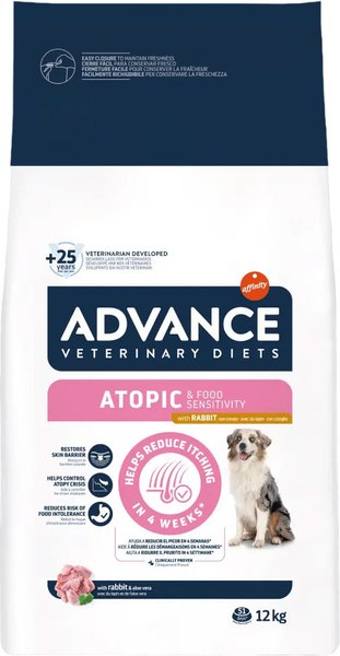 Сухой корм для собак Advance VetDiet Atopic No Grain с кроликом
