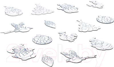 Набор для творчества Bondibon Елочные украшения с 3D эффектом / ВВ1701
