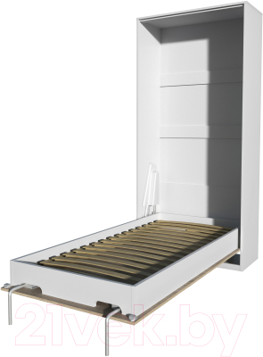 Шкаф-кровать трансформер Интерлиния Innova V90 (бетон/белый)