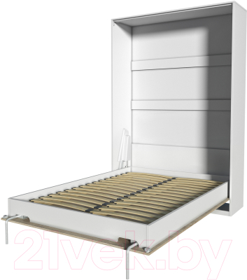 Шкаф-кровать трансформер Интерлиния Innova V140 (бетон/белый)