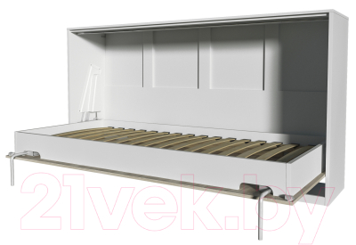 Шкаф-кровать трансформер Интерлиния Innova H90 (вудлайн/белый)