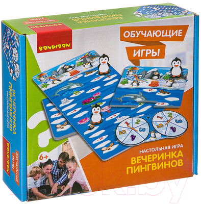 Настольная игра Bondibon Вечеринка пингвинов / ВВ3438