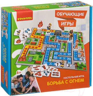 Настольная игра Bondibon Борьба с огнем / ВВ3443