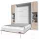 Комплект мебели для спальни Интерлиния Innova V140-1 (дуб сонома/белый) - 