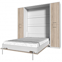 Комплект мебели для спальни Интерлиния Innova V140-2 (дуб сонома/белый) - 