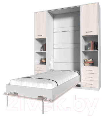 Комплект мебели для спальни Интерлиния Innova V90-1 (вудлайн/белый)