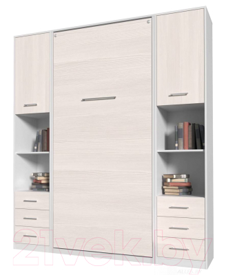 Комплект мебели для спальни Интерлиния Innova V90-1 (вудлайн/белый)