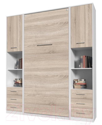 Комплект мебели для спальни Интерлиния Innova V90-1 (дуб сонома/белый)
